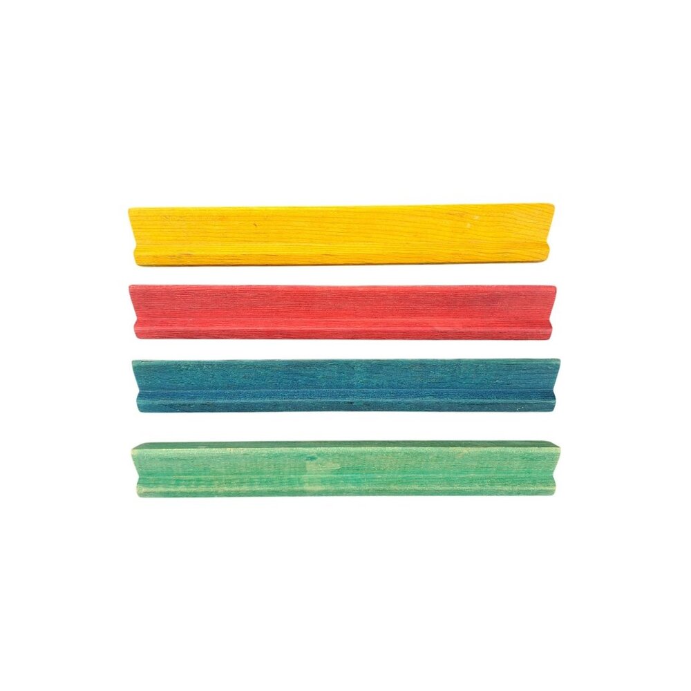 Vintage Parker Brothers Keyword Game Tile Holders Set Of 4 Wood Replacement 1953